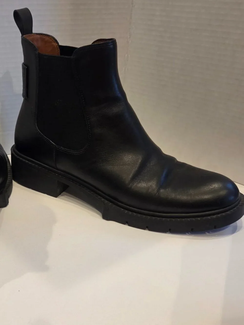 Coach Chelsea Black Leather Boots